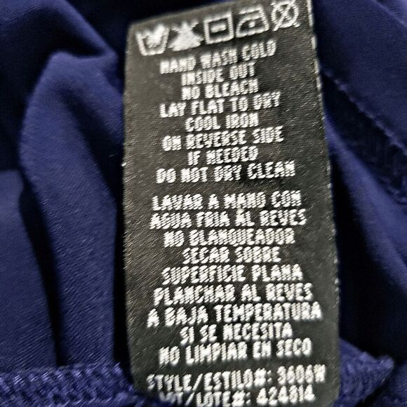 RM Richards Royal Blue Sequin Bodice Sleeveless Long Lined Formal Dress Size 14W - Picture 5 of 9